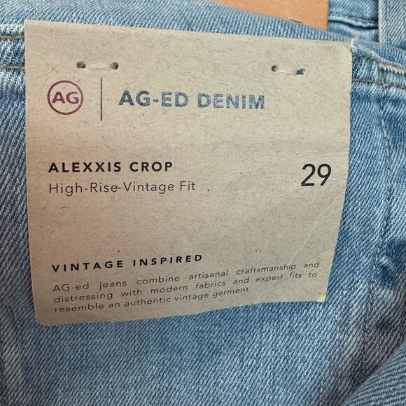 AG Alexxis High Waist Slim Fit Jeans in Athens Size 29 NWT $235 - Picture 4 of 5
